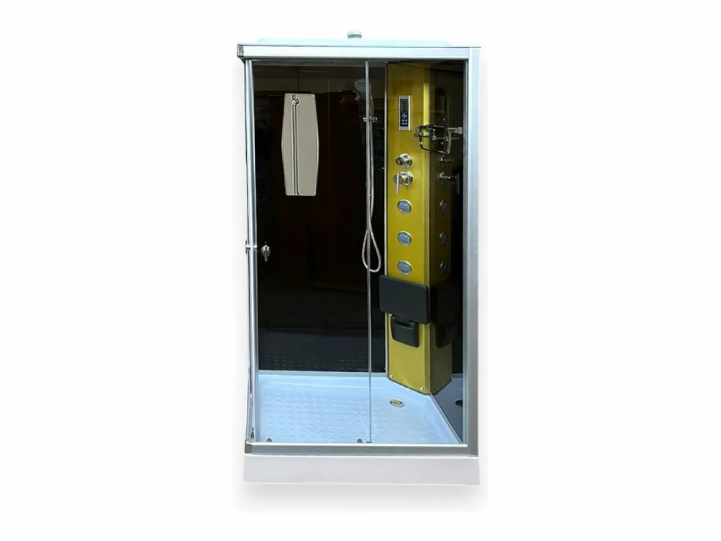 ELITESHOPPING Cabina de ducha hidromasaje 100 x 70 cm - Venus Transparente Hot