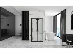 Cabina De Ducha Rapid Slide 150x80 Black^Rea Discount