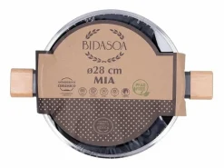 Cacerola Mia Bidasoa con tapa aluminio prensado Ø28 cm Gris Sale