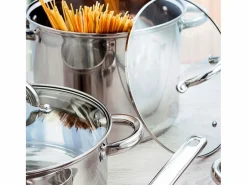 Material Y Utensilios De Cocina|Cacerola Ottawa Quid con tapa acero inox Ø28 cm