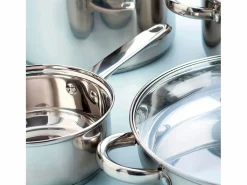 Cacerola Ottawa Quid con tapa acero inox Ø18 cm Plateado