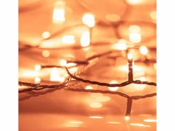 vidaxl Guirnalda Luminosa|Cadena de luces 400 LEDs 40 m 8 efectos de luz blanco cálido
