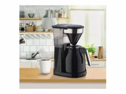Pequeño Electrodoméstico|Cafetera de filtro MELITTA Easy Top Therm II 1L, 1050W, diseño , 12 tazas, mantenimiento en caliente termo