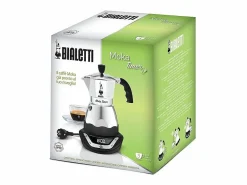 Bialetti Cafetera Eléctrica Moka Timer 3T - Programable con Pantalla LED Plateado Discount