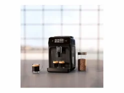 Philips Cafetera espresso con molinillo y espumador de leche - EP1200 - Negra Negro