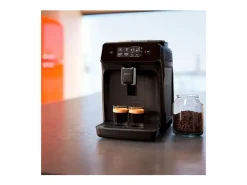 Philips Cafetera espresso con molinillo y espumador de leche - EP1200 - Negra Negro