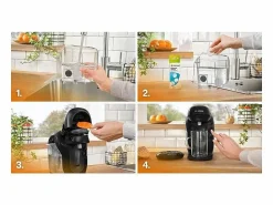 BOSCH Pequeño Electrodoméstico|Cafetera multibebidas Tassimo T11 Style, negra - 1400 W
