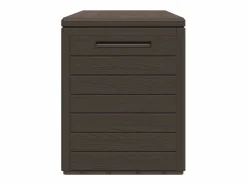 Garden Furniture Cagnes-sur-Mer Caja de almacenamiento de jardín marrón 116x44x55 cm Marru00f3n Best