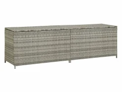 Caja de almacenaje de jardín ratán sintético 200x50x60 cm^vidaxl Hot