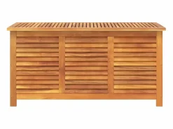vidaxl Baúl De Jardín|Caja de almacenaje de jardín madera maciza acacia 113x50x56 cm