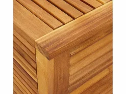 vidaxl Baúl De Jardín|Caja de almacenaje de jardín madera maciza acacia 150x50x56 cm