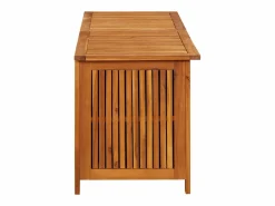 vidaxl Caja de almacenaje de jardín madera maciza acacia 150x50x58 cm Color natural claro Outlet