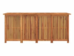 vidaxl Caja de almacenaje de jardín madera maciza acacia 175x80x75 cm Marru00f3n Hot