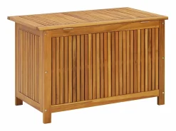 vidaxl Caja de almacenaje de jardín madera maciza acacia 90x50x58 cm Color natural claro Best