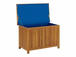 vidaxl Caja de almacenaje de jardín madera maciza acacia 90x50x58 cm Color natural claro Best