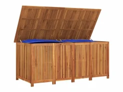 vidaxl Baúl De Jardín|Caja de almacenaje de jardín madera maciza acacia 200x80x75 cm