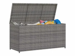 Caja de almacenaje de jardín ratán sintético 120x50x60 cm^vidaxl Best