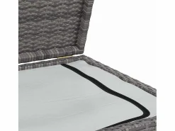 Caja de almacenaje de jardín ratán sintético 120x50x60 cm^vidaxl Best