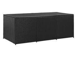 vidaxl Baúl De Jardín|Caja de almacenaje de jardín ratán sintético 180x90x70 cm