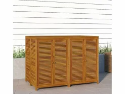 Caja de almacenaje de jardín madera maciza acacia 140x87x104 cm^vidaxl Sale