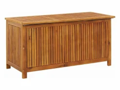 Caja de almacenaje de jardín madera maciza acacia 113x50x58 cm^vidaxl Online