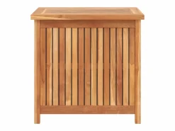 vidaxl Baúl De Jardín|Caja de almacenaje de jardín madera maciza de teca 60x50x58 cm