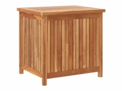 vidaxl Baúl De Jardín|Caja de almacenaje de jardín madera maciza de teca 60x50x58 cm