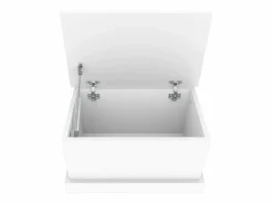 Caja de almacenaje de madera de ingeniería blanca 50x30x28 cm^vidaxl Discount
