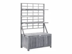 Caja de almacenaje de madera maciza de acacia 99x55x160 cm^vidaxl Online