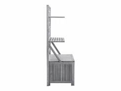Caja de almacenaje de madera maciza de acacia 99x55x160 cm^vidaxl Online