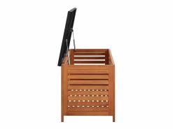 vidaxl Baúl De Jardín|Caja de almacenaje jardín madera maciza eucalipto 117x50x55 cm