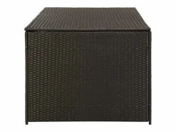 vidaxl Baúl De Jardín|Caja de almacenaje jardín ratán sintético marrón 180x90x70 cm