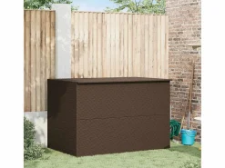 Caja de almacenaje jardín ratán sintético marrón 150x100x100 cm^vidaxl Hot