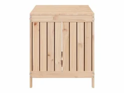 Caja de almacenaje jardín madera maciza de pino 121x55x64 cm^vidaxl Outlet