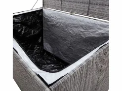vidaxl Baúl De Jardín|Caja de almacenaje jardín ratán sintético 150x100x100 cm