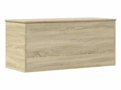 vidaxl Caja de almacenaje madera ingeniería roble Sonoma 100x42x46 cm Color natural claro Discount