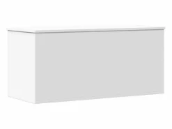 vidaxl Baúl Y Arcón|Caja de almacenaje madera de ingeniería blanca 100x42x46 cm