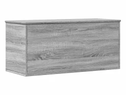 vidaxl Caja de almacenaje madera ingeniería Sonoma 100x42x46 cm Gris Hot