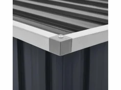 vidaxl Baúl De Jardín|Caja de almacenaje para jardín 129x67x65 cm