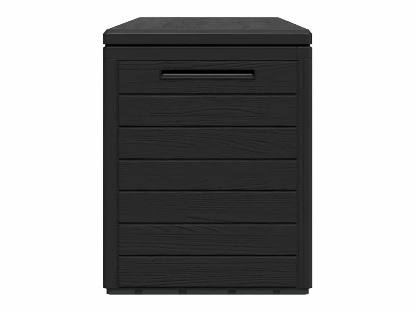 vidaxl Caja de almacenamiento de jardín 116x44x55 cm Gris antracita