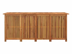 Armario De Jardín|Caja de almacenamiento de jardín 175x80x75 cm madera maciza de acacia