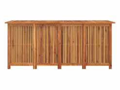 Armario De Jardín|Caja de almacenamiento de jardín 175x80x75 cm madera maciza de acacia