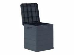 Caja de almacenamiento de jardín 90 L ES721044 Gris antracita