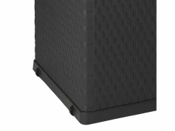 Armario De Jardín|Caja de almacenamiento de jardín Antracita 120x56x63 cm PP Ratán