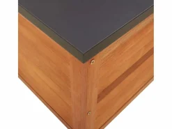 Armario De Jardín|Caja de almacenamiento de jardín 60x50x55 cm madera de eucalipto