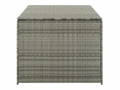 Caja de almacenamiento para jardín de resina tejida, 180 x 90 x 70 cm, color^ New