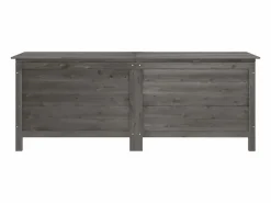 Caja de almacenamiento para jardín de madera maciza de abeto color antracita^ Best