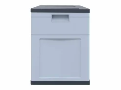 Armario De Jardín|Caja de almacenamiento para jardín 320 L Negro
