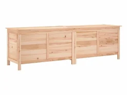 Armario De Jardín|Caja de almacenamiento para jardín 198,5x50x56,5 cm madera maciza de abeto