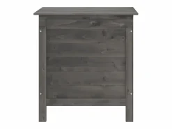Caja de almacenamiento para jardín de color antracita de madera maciza de abeto. Gris Clearance